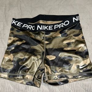 Camo Nike Pro Shorts